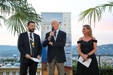 Filippo Paganelli, Luciano Buonfiglio e Valeria Speroni Cardi - Ufficio stampa