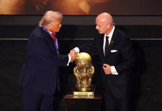 Donald Trump e Gianni Infantino - Ipa