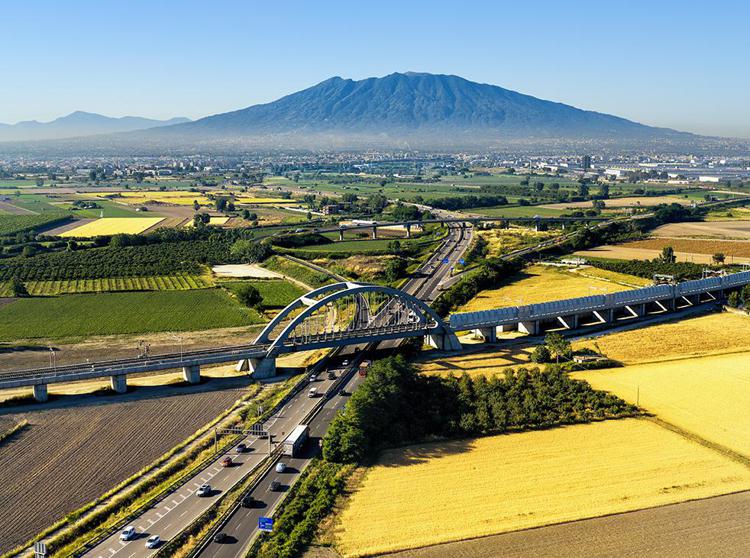 AV-AC NAPOLI-BARI, Lotto Napoli Cancello, Viadotto - Webuild Image Library
