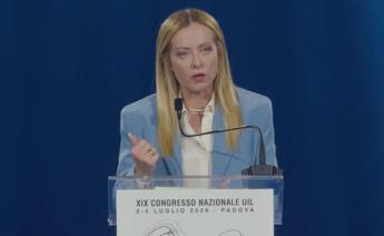 Meloni al congresso della Uil: "Salario giusto una vittoria di tutti i lavoratori, morti sul lavoro una sconfitta"