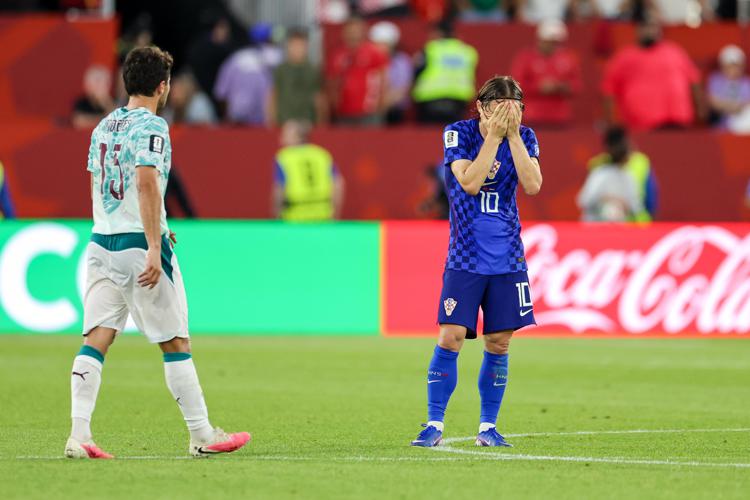 La delusione di Modric - (Fotogramma)