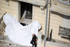 Rilievi dopo l'attentato a Monaco - Afp