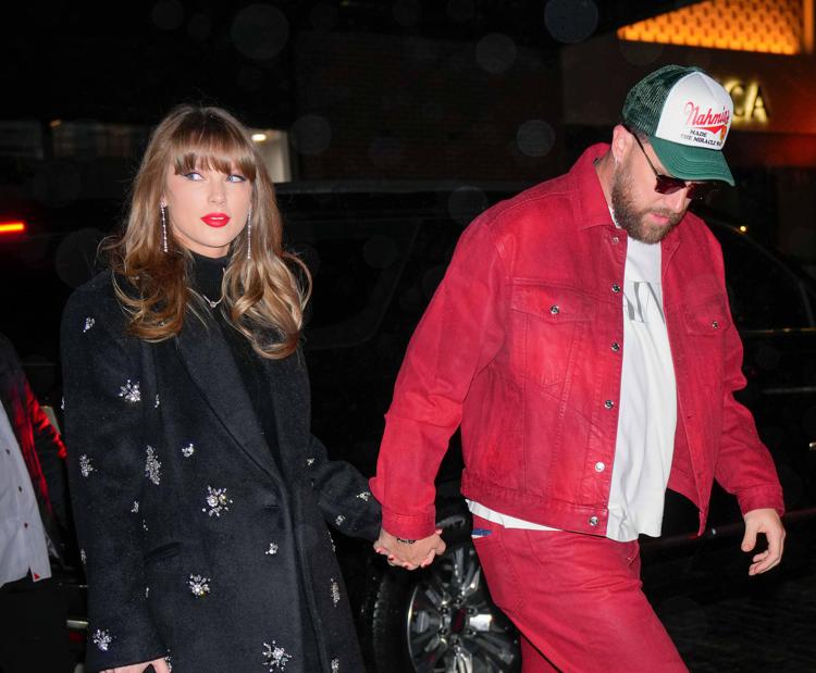 Taylor Swift e Travis Kelce - fotogramma/ipa