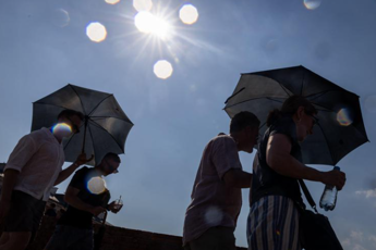 Il caldo - Afp