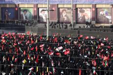 Iran, i funerali di Khamenei a Teheran - Afp