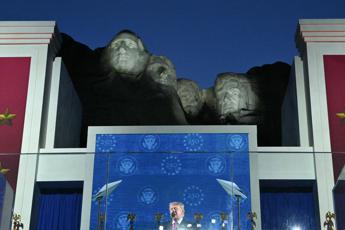 Trump, il discorso a Mount Rushmore - Afp