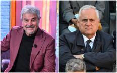 Pino Insegno e Claudio Lotito  - Ipa/Fotogramma 