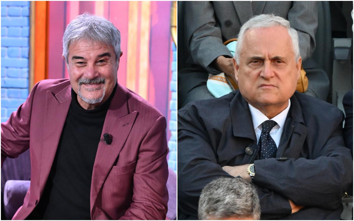 Lazio, la frase choc di Pino Insegno. Il web: "Ha augurato morte a Lotito"