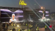 Ultimo a Tor Vergata parte con 'Pianeti' e si emoziona - Video
