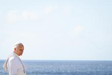PapaLeoneXIV a Lampedusa - (AfP)