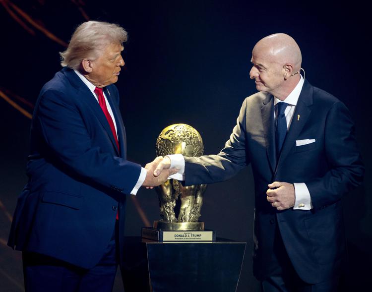 Trump e Infantino - (Fotogramma)