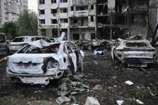 Attacco a Kiev - (Afp)