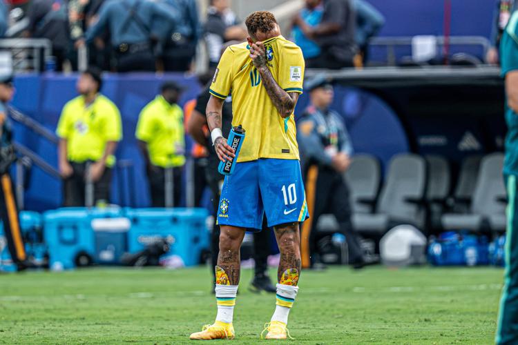 Neymar in lacrime - (Fotogramma)