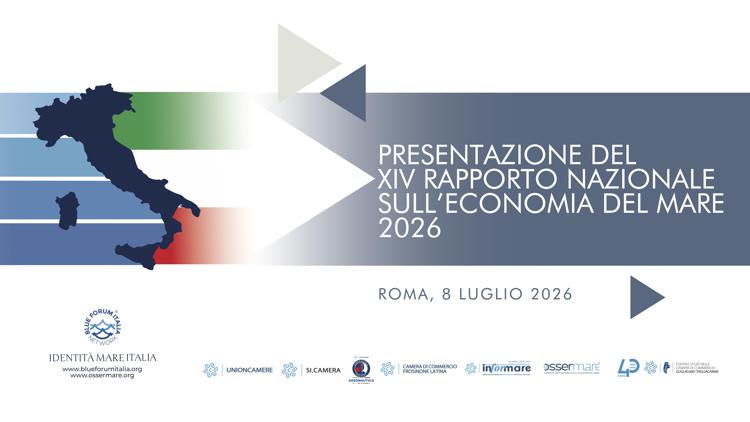 Blue Forum 2026, presentazione del XIV Rapporto Nazionale sull'Economia del Mare