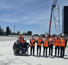 Apertura del cantiere della Fiera Ice Arena - (foto ufficio stampa)