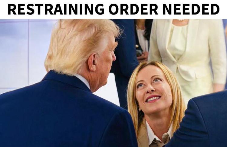 Il post di Trump su Meloni - Truth Social