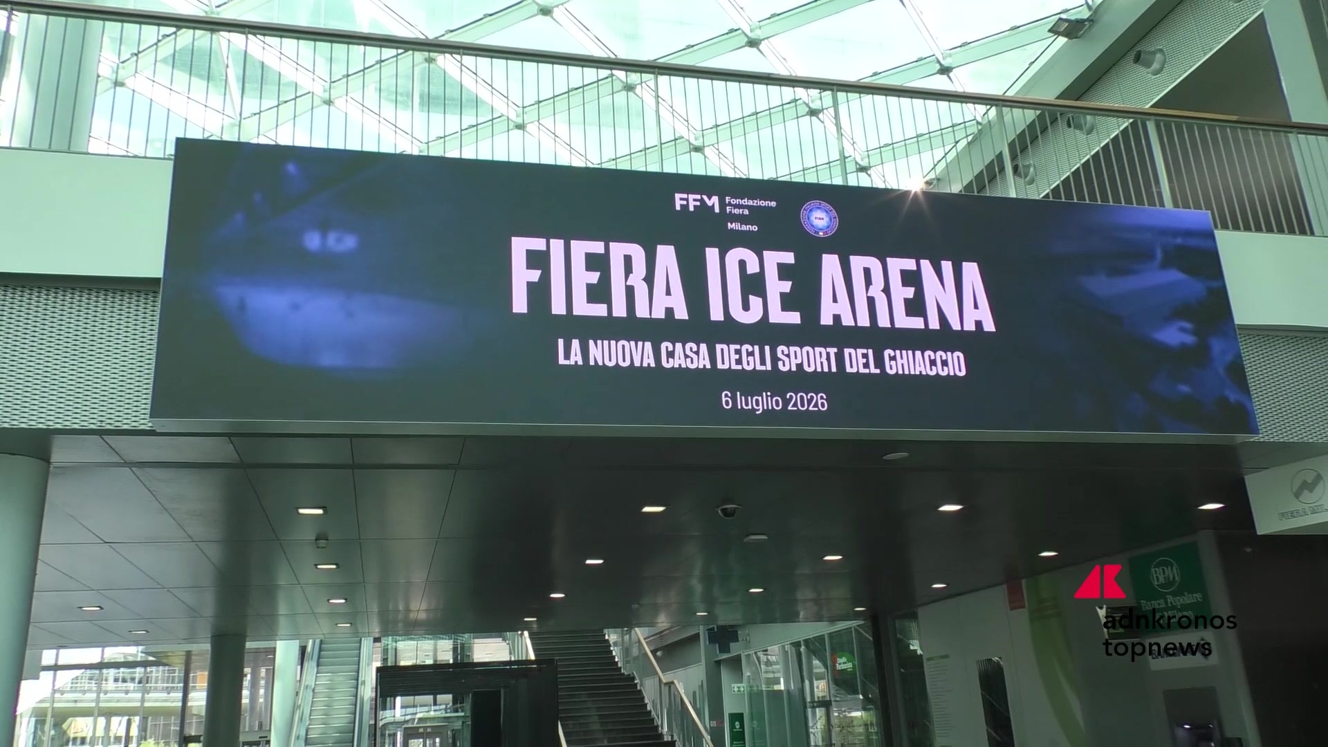 Fiera Buz Arenası doğuyor, Rho Fieramilano'da ilk sütun atılıyor