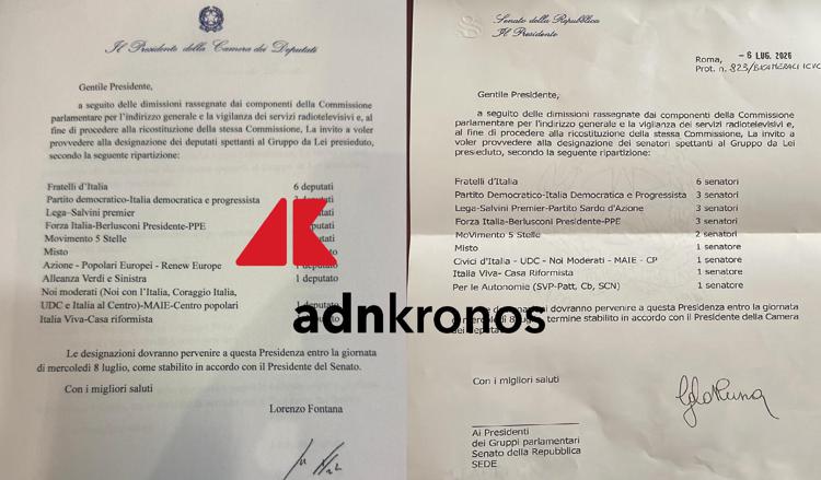 La lettera dei presidenti di Camera e Senato - Adnkronos