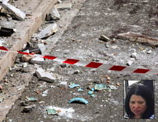 L'esplosione a Monaco e l'attentatrice - Fotogramma /Ipa