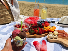Frutta e gelato