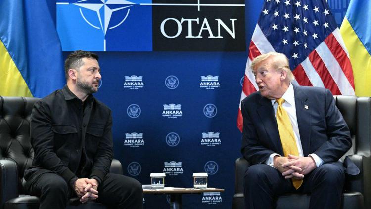 Donald Trump e Volodymyr Zelensky - (Afp)