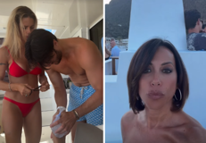 Michelle Hunziker, Giulio Berruti, Nunzia De Girolamo - Instagram