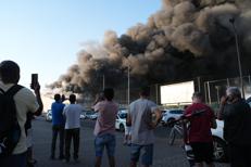 L'incendio a Milano - IPA