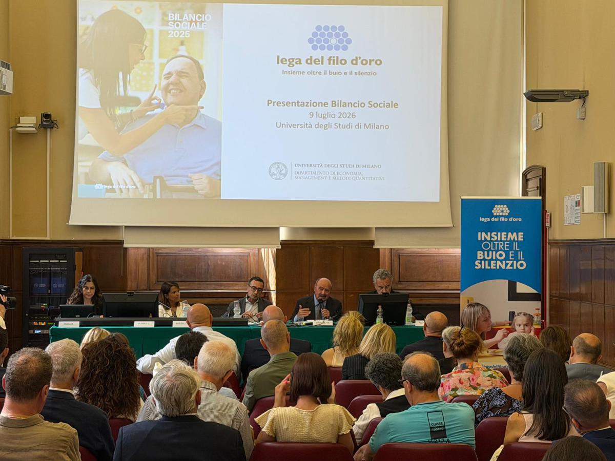 Presentato a Milano il bilancio sociale della Fondazione Lega del Filo d'Oro