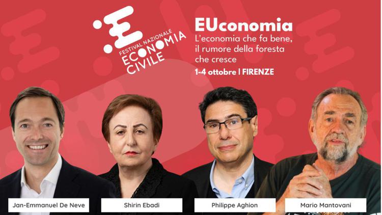 Aghion, Ebadi, De Neve tra ospiti annunciati VIII edizione Festival Nazionale dell’Economia Civile