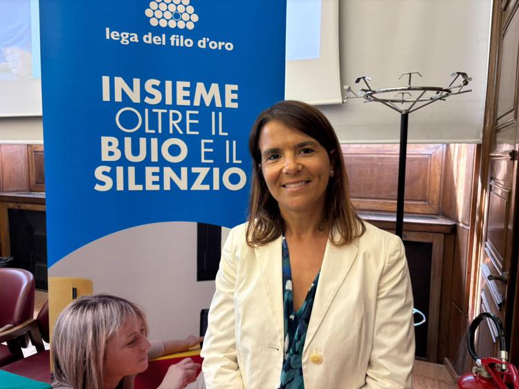 Clodia Vurro, responsabile scientifico del Bilancio Sociale 2025 che la Fondazione Lega del Filo d’Oro - (Foto Adnkronos)