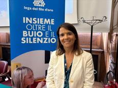 Clodia Vurro, responsabile scientifico del Bilancio Sociale 2025 che la Fondazione Lega del Filo d’Oro - (Foto Adnkronos)