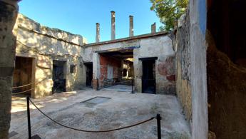 (Casa del Mobilio Carbonizzato - Uffcio stampa del Parco archeologico di Ercolano)