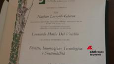 Università: Laurea Honoris causa a Leonardo Maria Del Vecchio