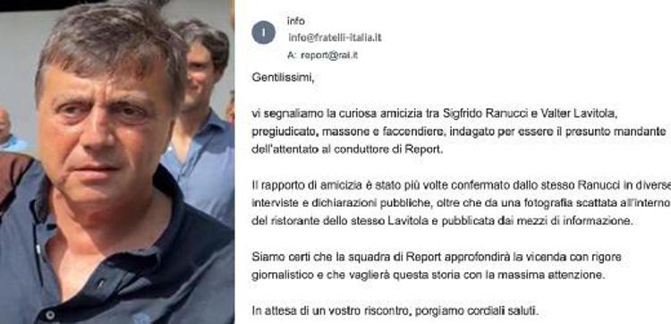 Valter Lavitola e la mail di Fratelli d'Italia - (Adnkronos)
