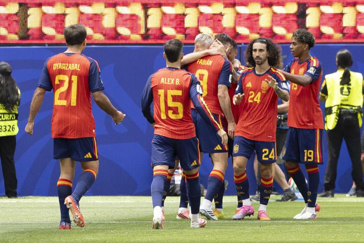 La Spagna esulta - (Fotogramma)