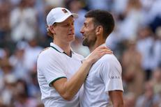 Jannik Sinner e Novak Djokovic - Ipa/Fotogramma