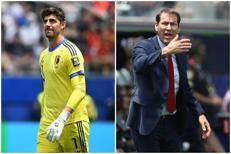 Thibaut Courtois e Rudi Garcia - Ipa/Fotogramma