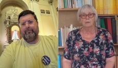 Mario Adinolfi e Cristina Zaccanti - Facebook/ Adnkronos