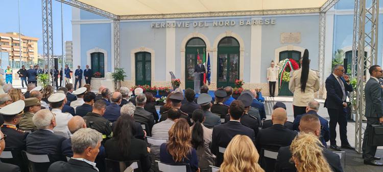 Un momento della cerimonia - (Foto comune di Andria)