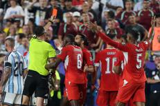 Il rosso a Embolo - Afp