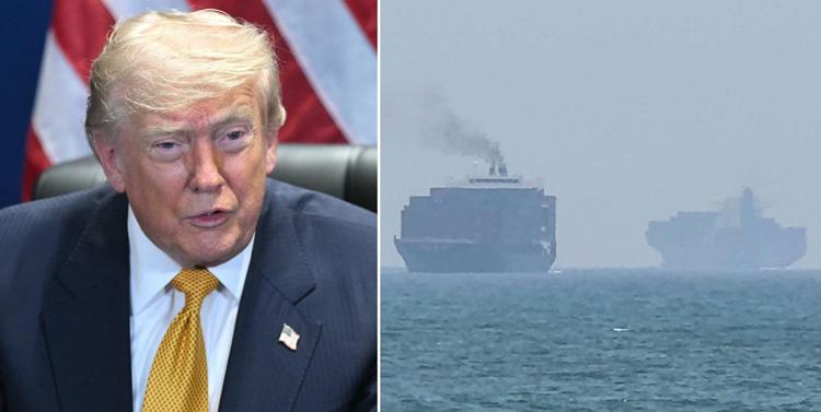 Donald Trump e lo stretto di Hormuz - (Afp)