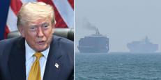 Donald Trump e lo stretto di Hormuz - (Afp)