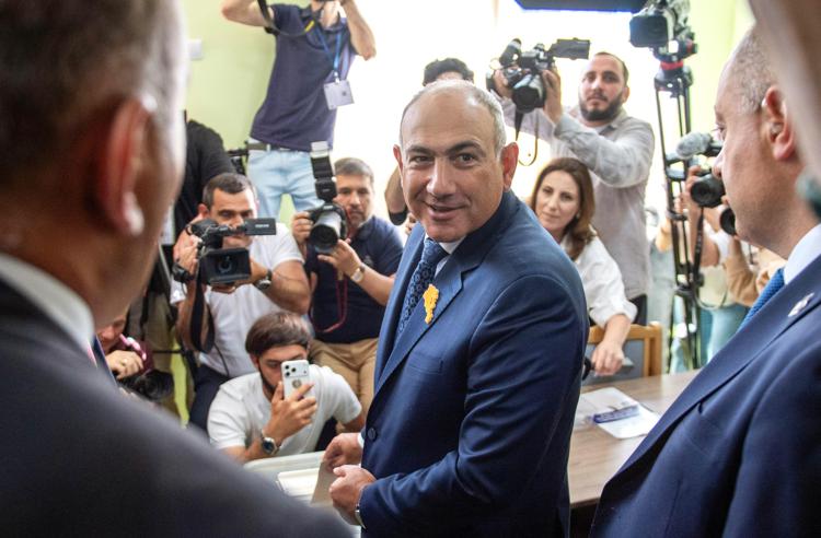 Il premier armeno Nikol Pashinyan
 - Fotogramma/Ipa