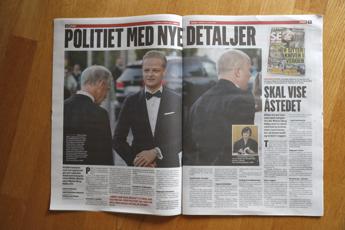 Marius Borg Hoiby su un giornale norvegese dopo l'arresto - (IPa)