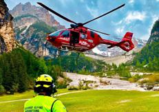 Soccorso alpino sulle Dolomiti