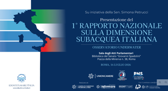 Mare: primo rapporto Dimensione Subacquea Italiana, presentazione in Senato il 16/07