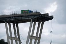 Ponte Morandi crollato a Genova - AFP