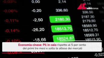 Frena l'economia cinese, Pil del Dragone sotto le attese