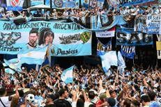 Tifosi dell'Argentina - Afp
