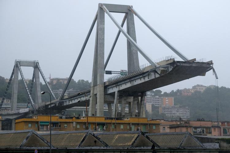 Ponte Morandi crollato a Genova - AFP